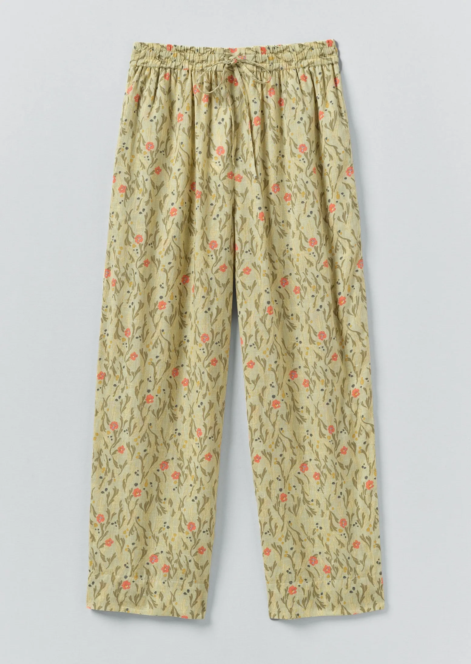 Seaweed Print Pyjama Trousers | Light Sage sold by TOAST