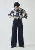Pen And Ink Print Cotton Poplin Shirt | Ink Blue sold by TOAST