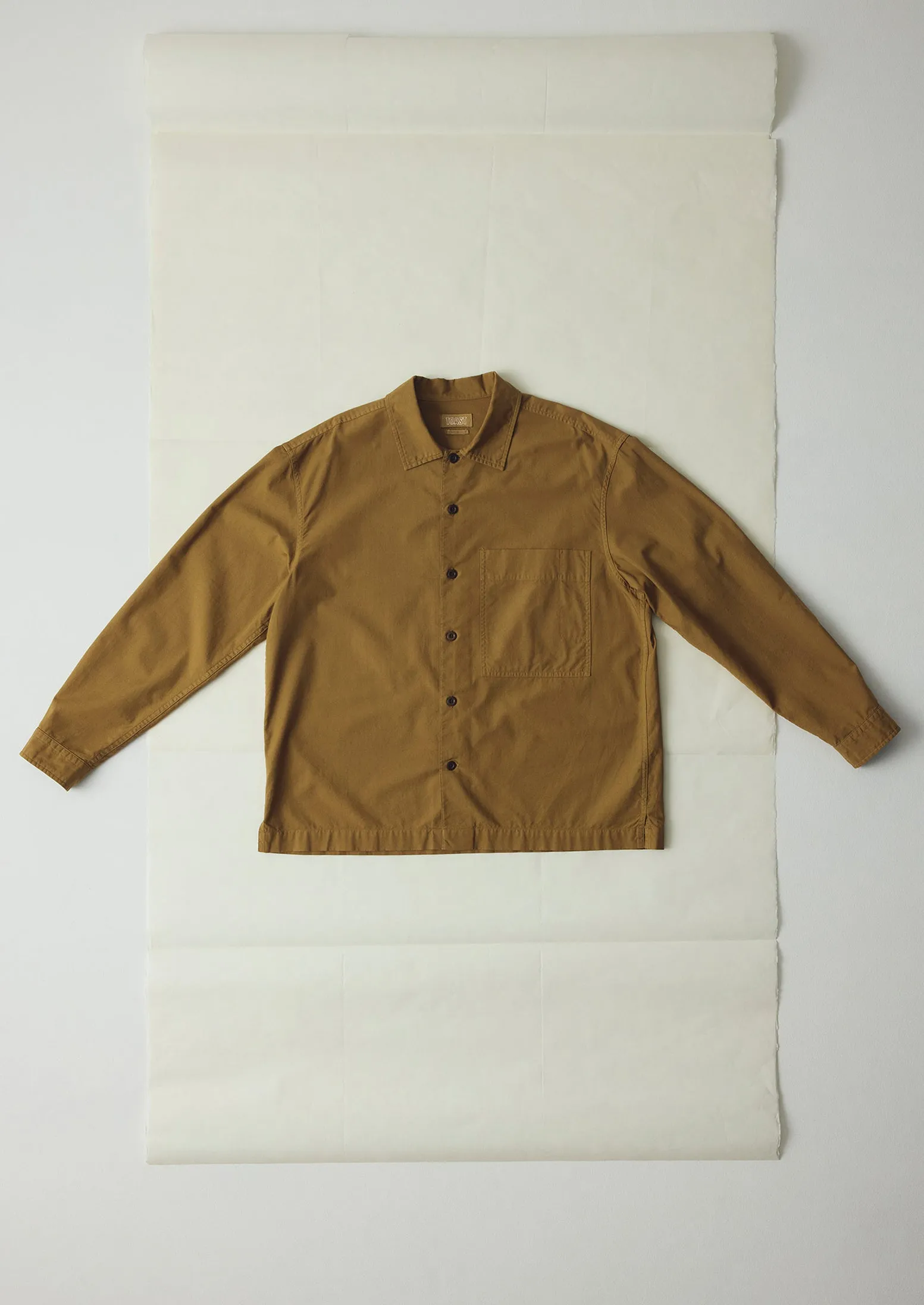 Garment Dyed Oxford Shirt | Old Gold sold by TOAST