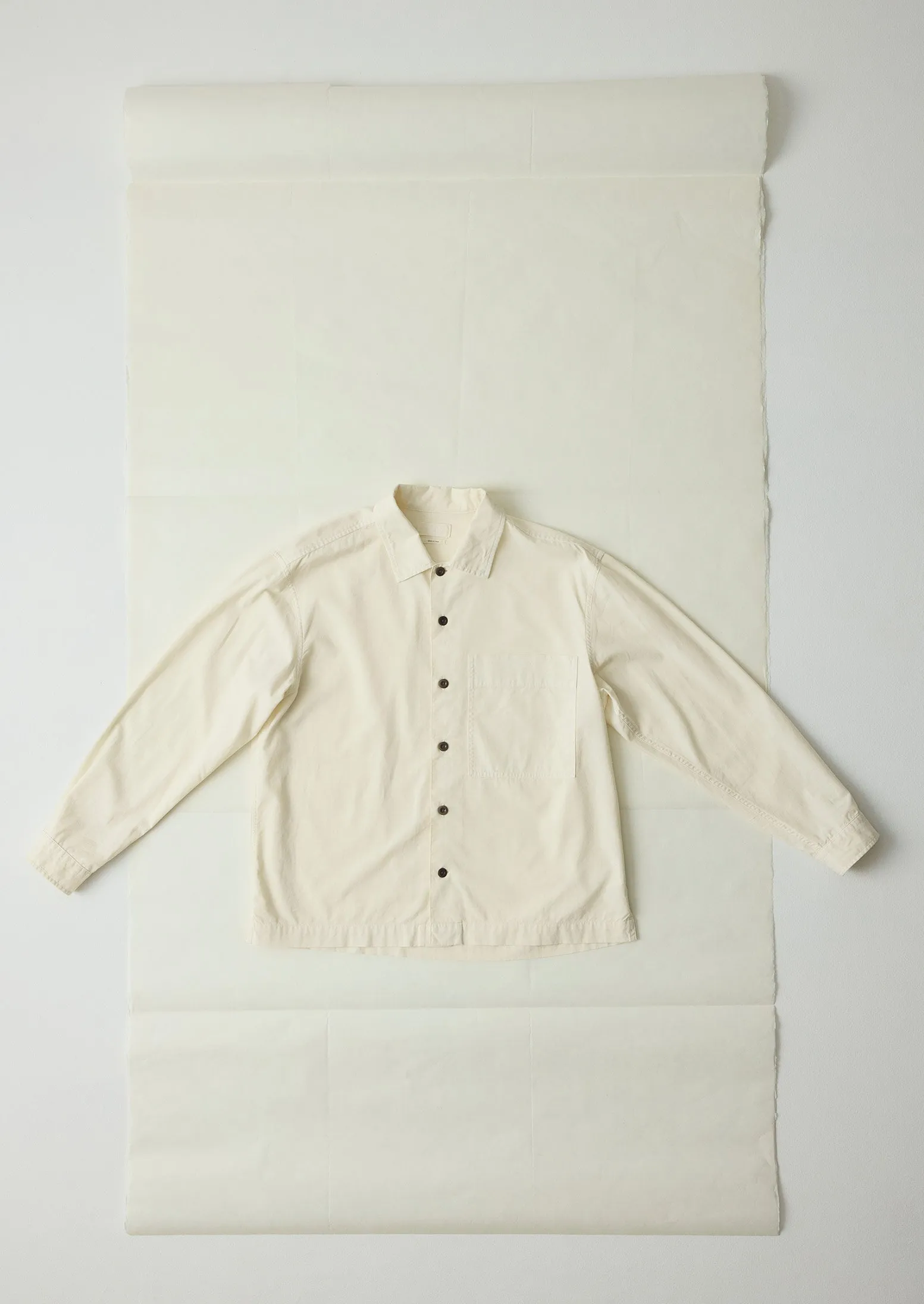 Garment Dyed Oxford Shirt | Ecru sold by TOAST