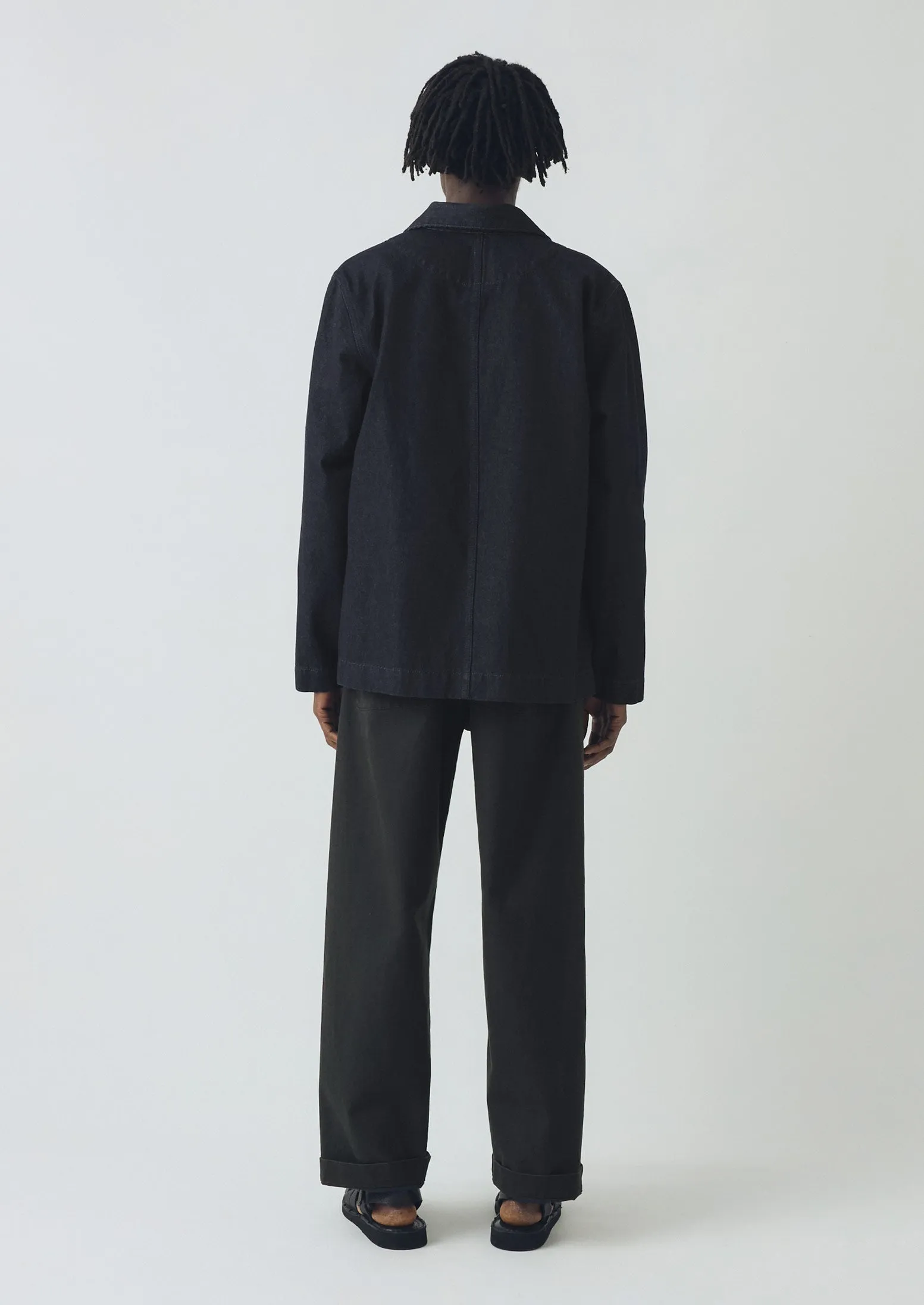 Rory Cotton Canvas Trousers | Slate sold by TOAST product image thumbnail 5