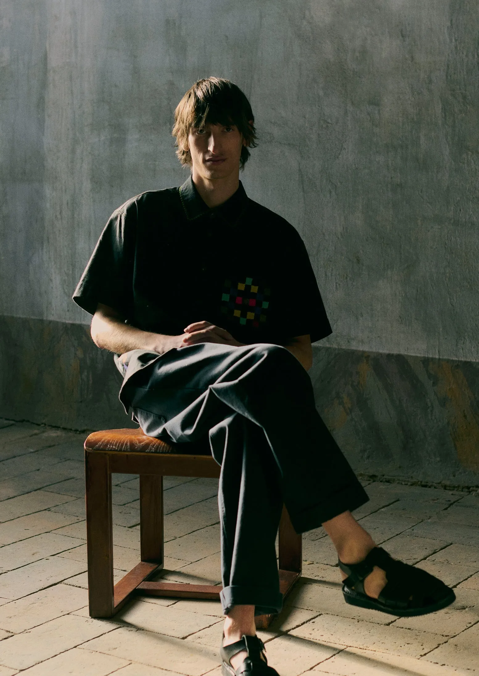 Rory Cotton Canvas Trousers | Slate sold by TOAST product image thumbnail 2