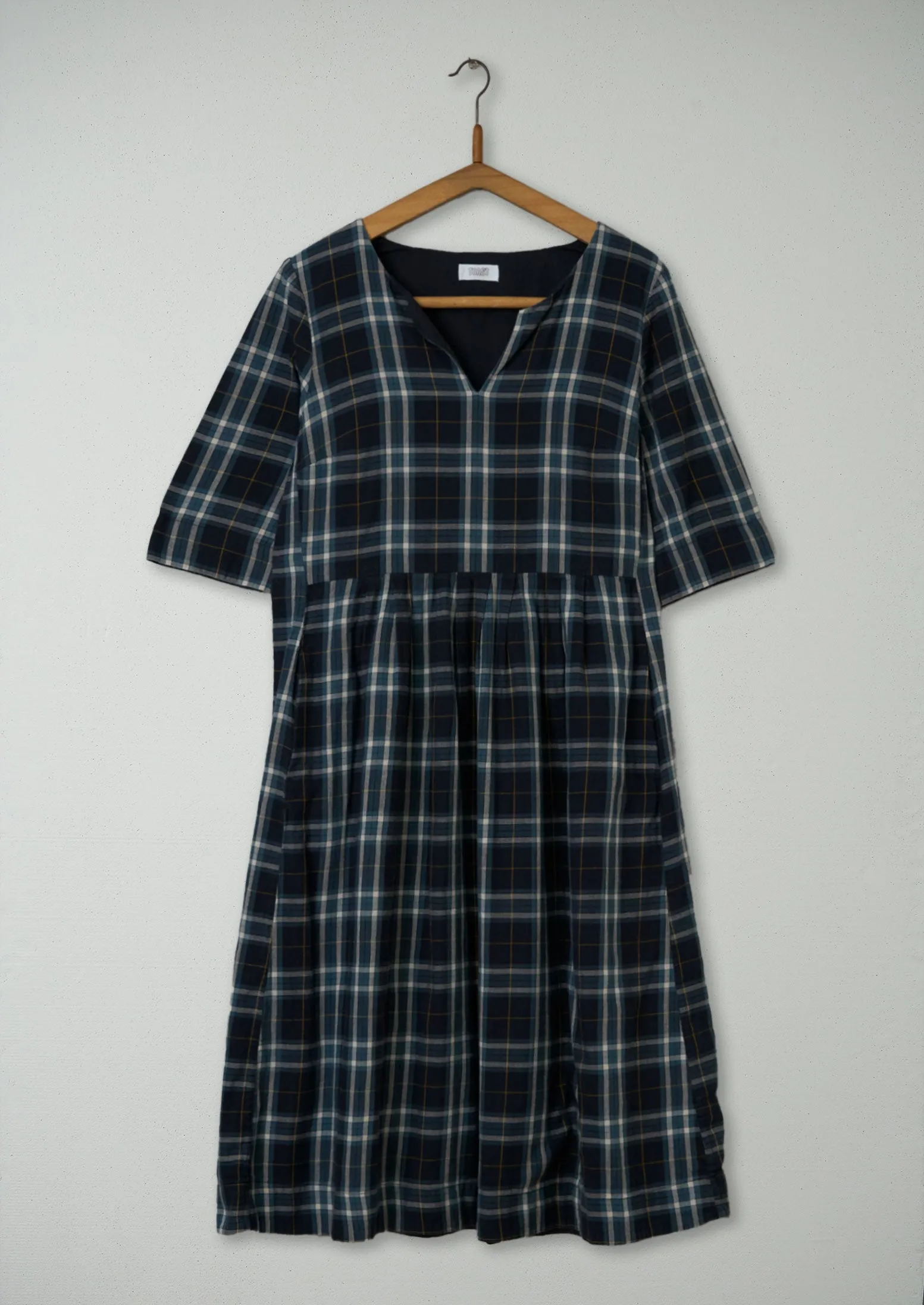 Reworn Madras Check Dress Size 12 (936) | Multi sold by TOAST