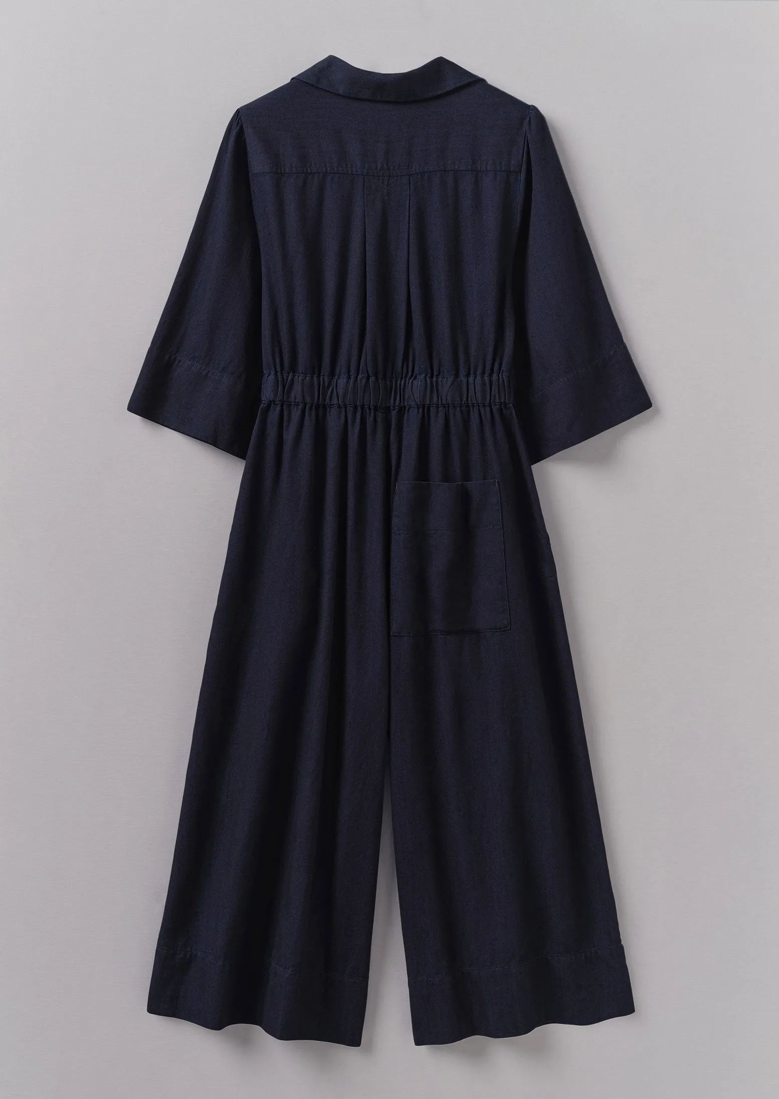 Culotte Jumpsuit | Indigo sold by TOAST product image thumbnail 2