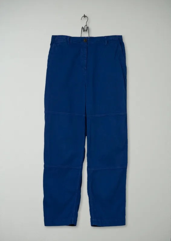Reworn Cotton Herringbone Workwear Trousers Size 14 (615) | Thistle sold by TOAST
