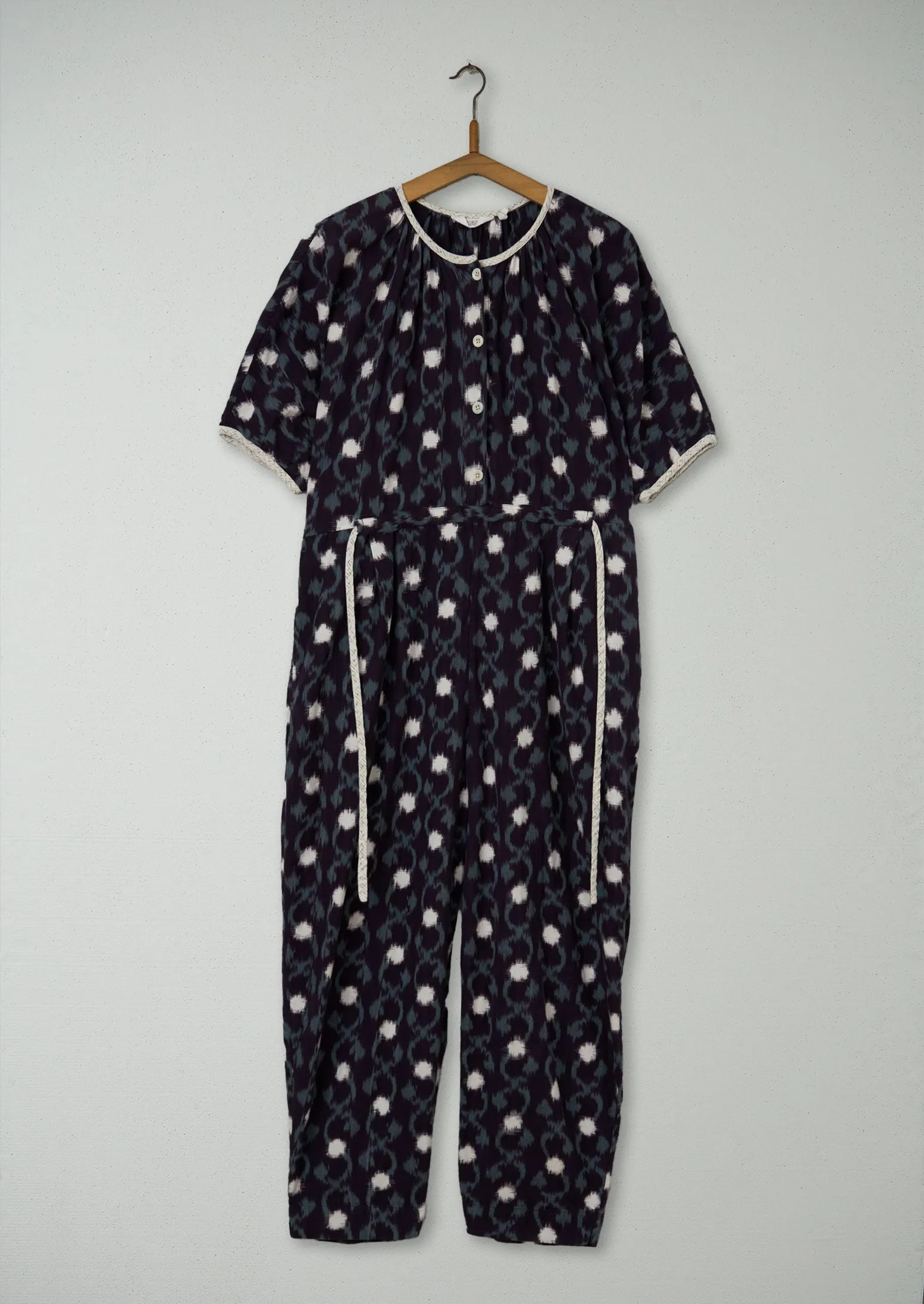Reworn Trailing Ikat Jumpsuit Size 12 (618) | Multi sold by TOAST
