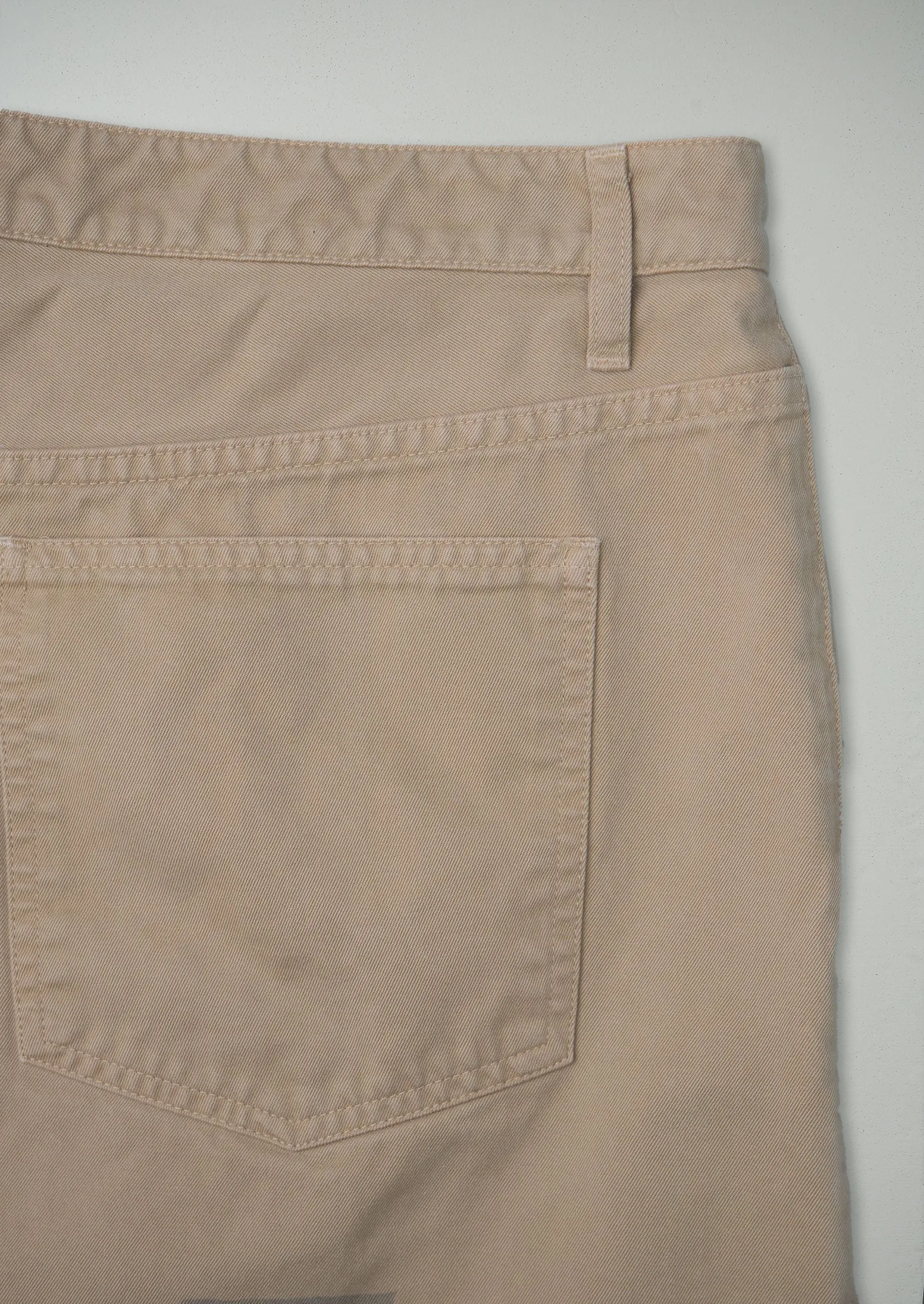 Reworn Cotton Twill Skirt Size 16 (165) | Sand sold by TOAST product image thumbnail 2