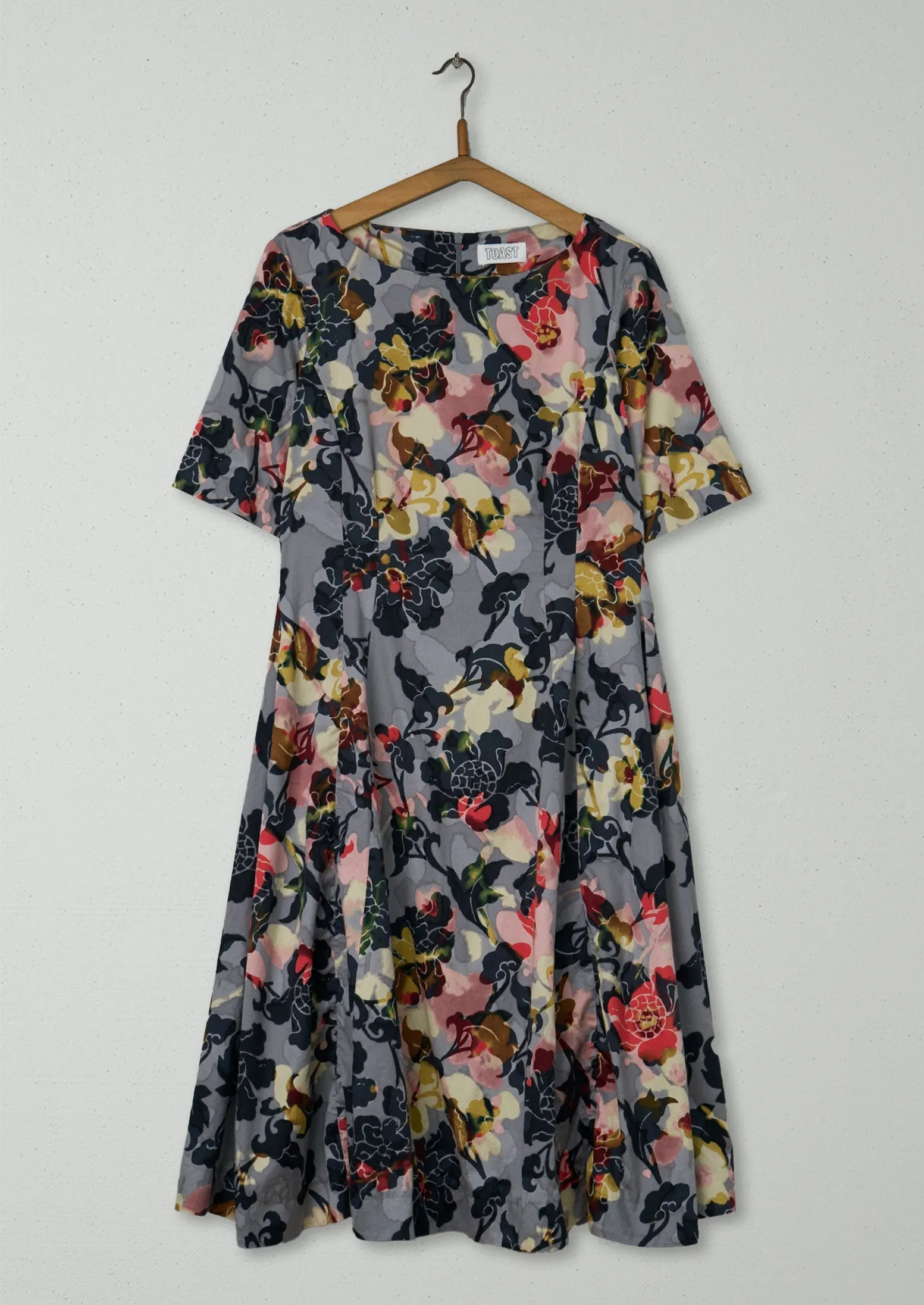 Reworn Floral Print Dress Size 12 (695) | Multi sold by TOAST