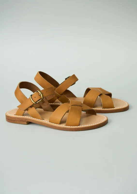 Reworn La Botte Gardiane Pac Sandals Size 36 (308) | Tan sold by TOAST