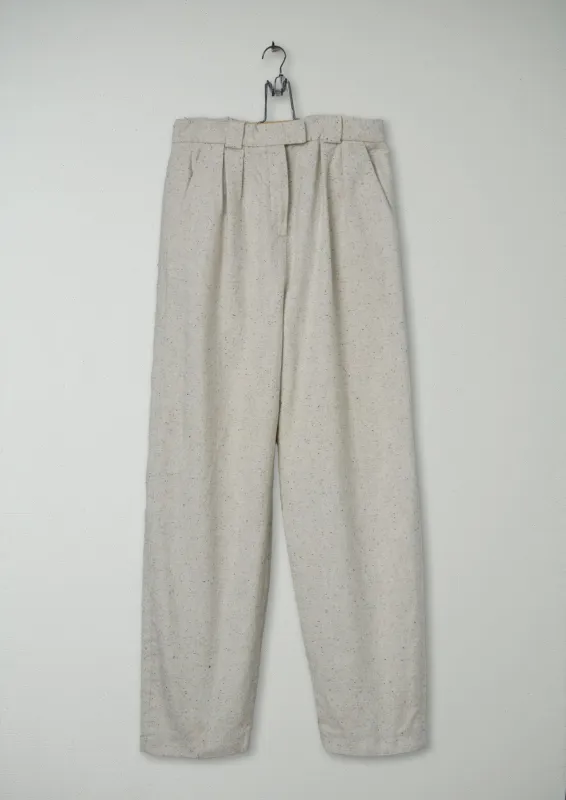 Reworn Ayame Trousers Size 12 (626) | Cream sold by TOAST