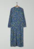 Reworn Floral Tiered Smock Dress Size 14 (947) | Multi sold by TOAST