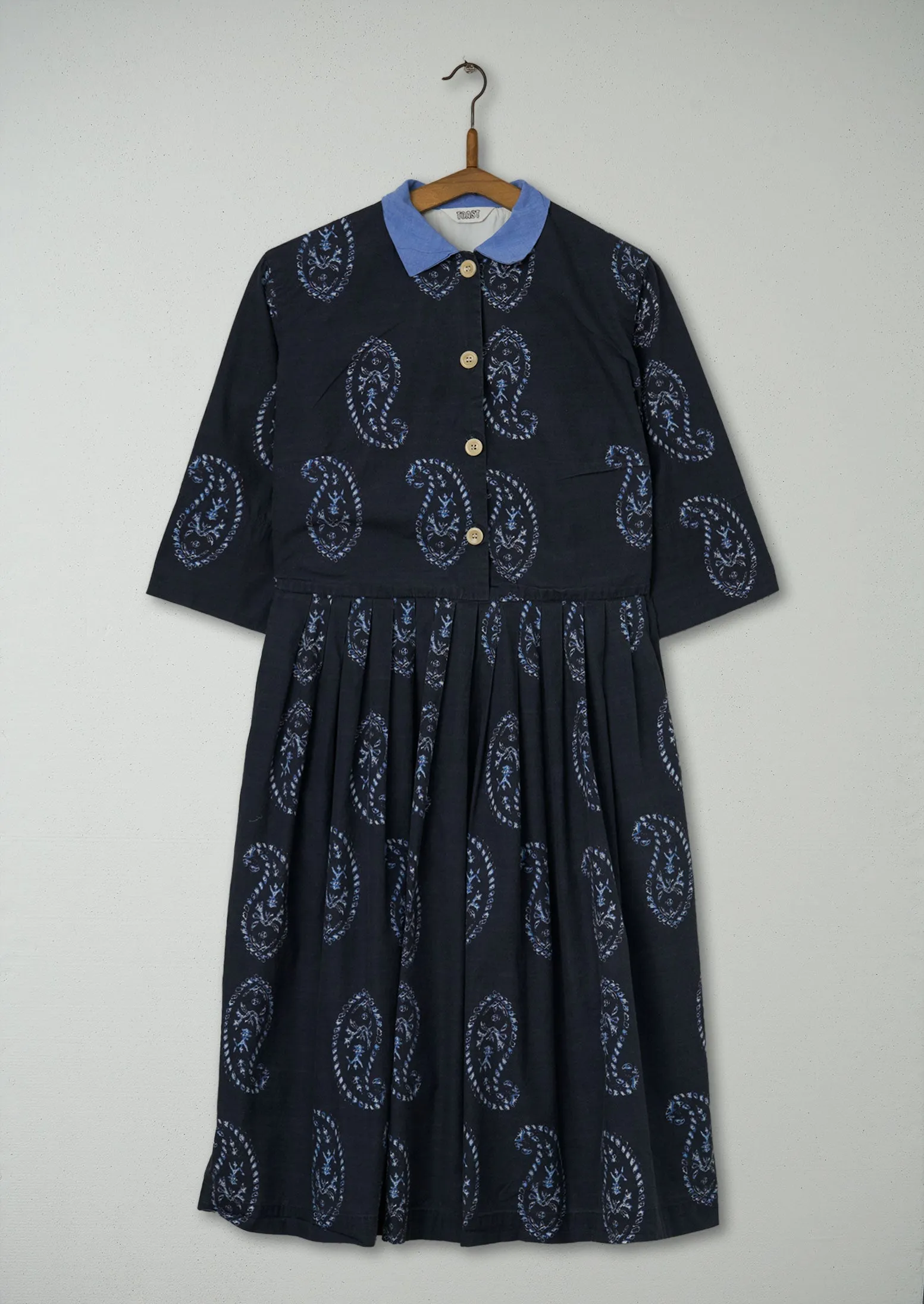 Reworn Paisley Pleated Dress Size 10 (960) | Multi sold by TOAST