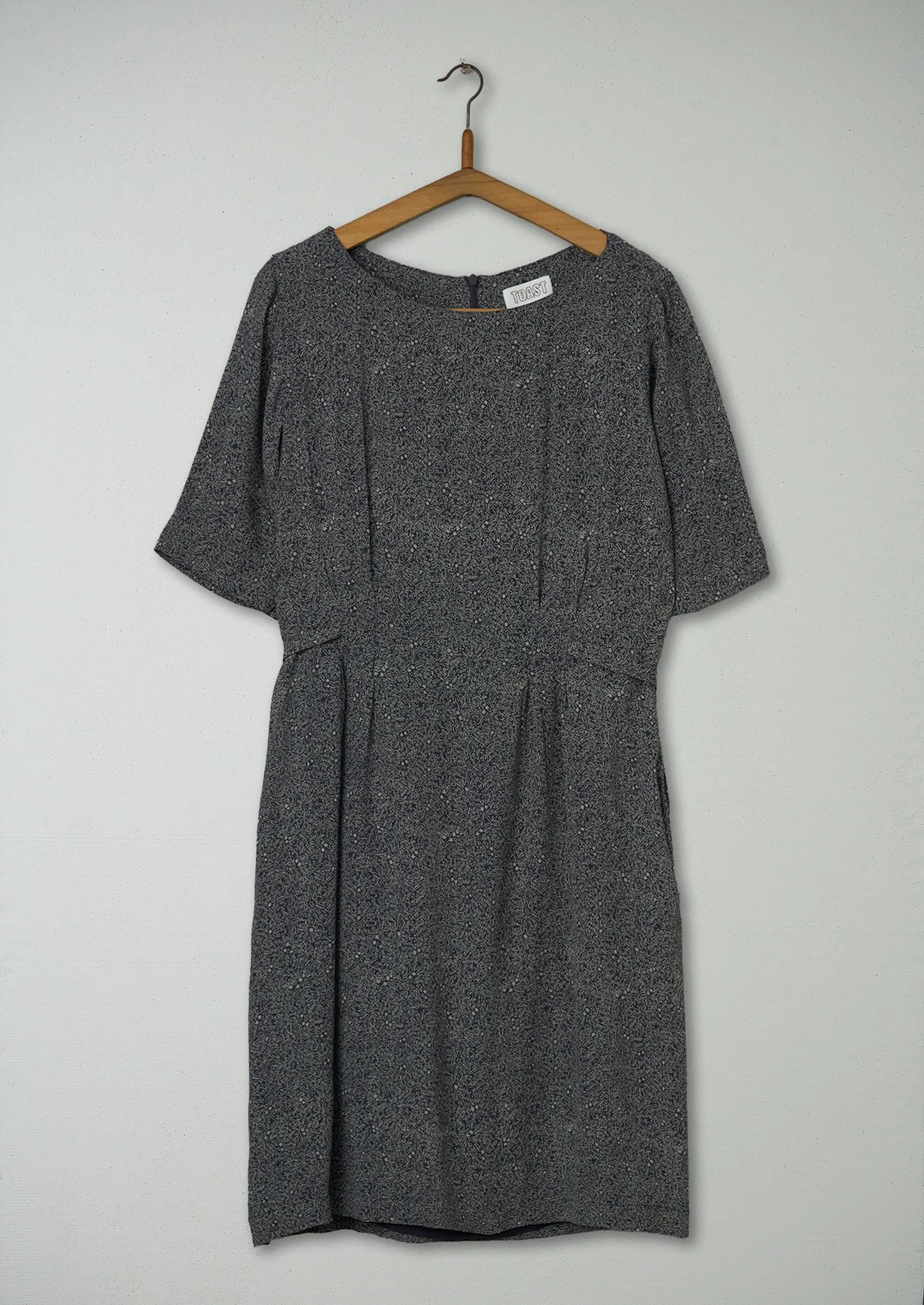 Reworn Constance Print Dress Size 14 (966) | Multi sold by TOAST