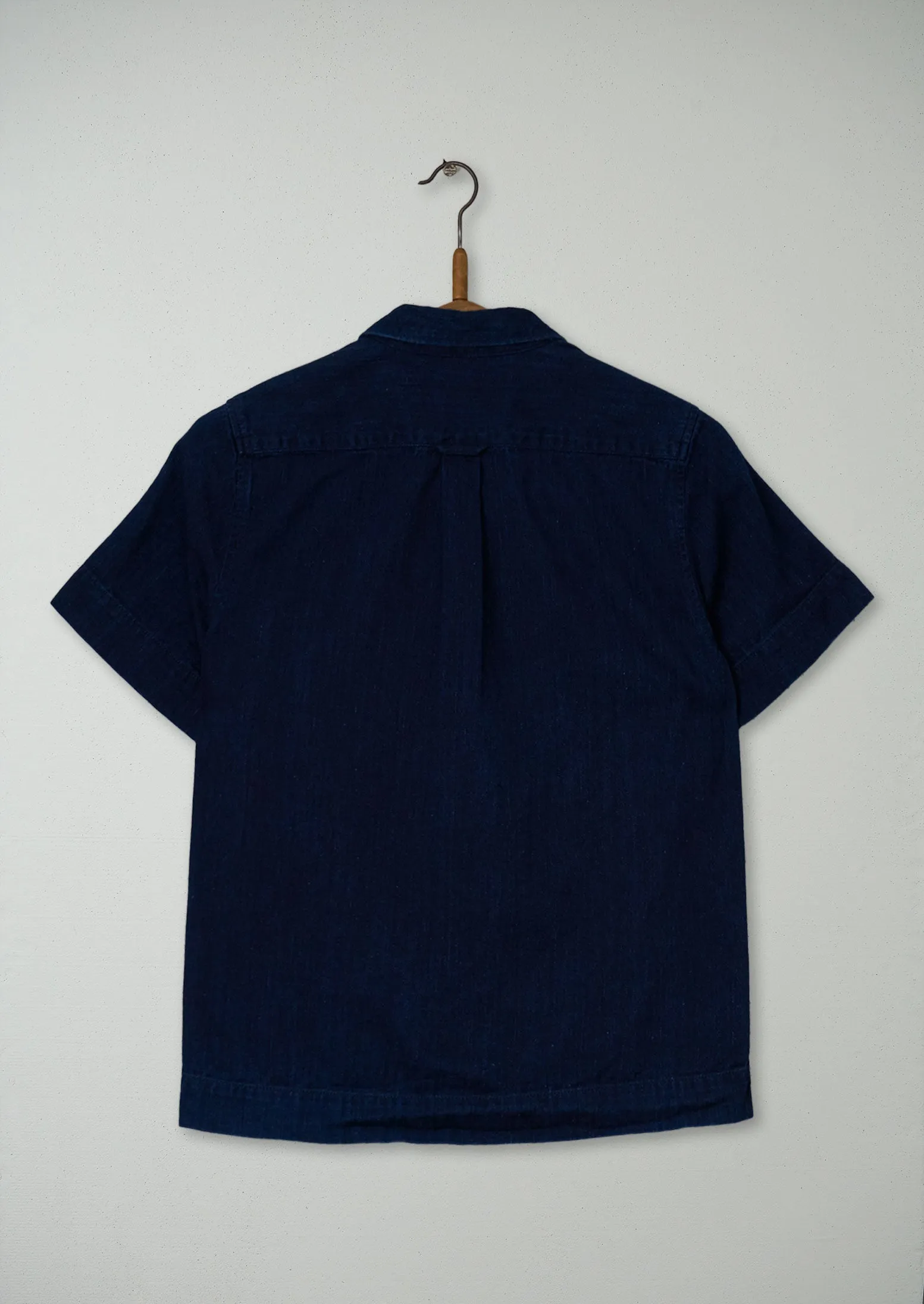 Reworn Indigo Safari Shirt Size 10 (529) | Indigo sold by TOAST product image thumbnail 2