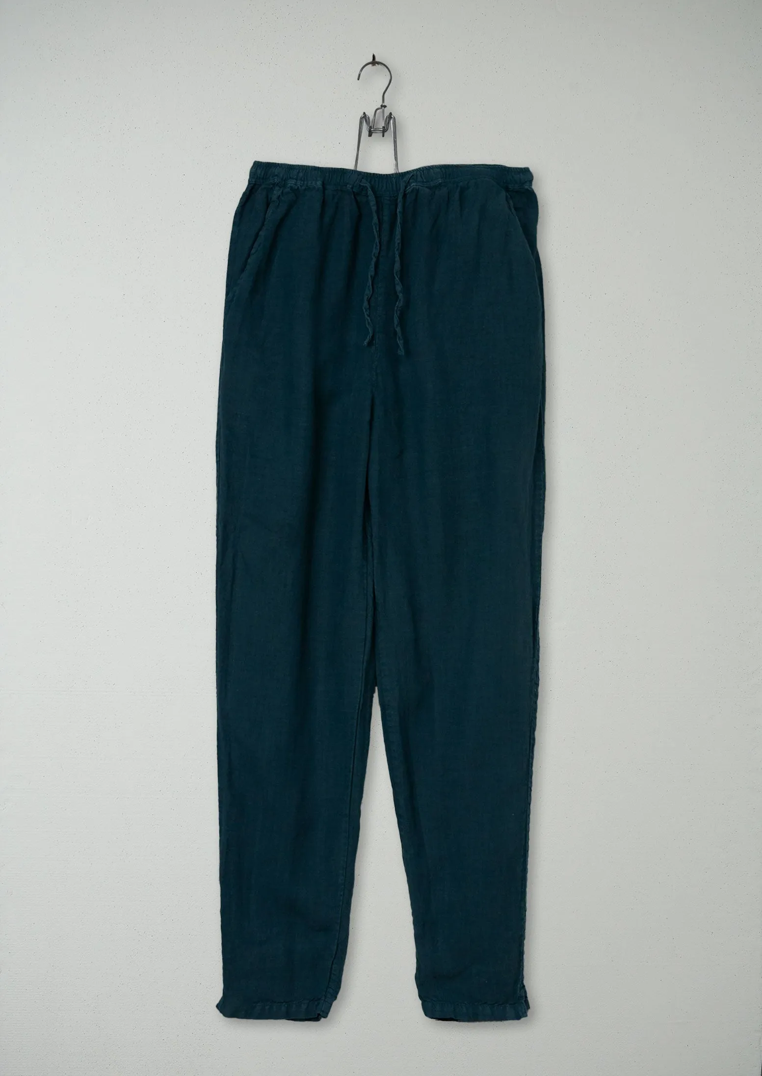 Reworn Linen Trousers Size S (633) | Green sold by TOAST