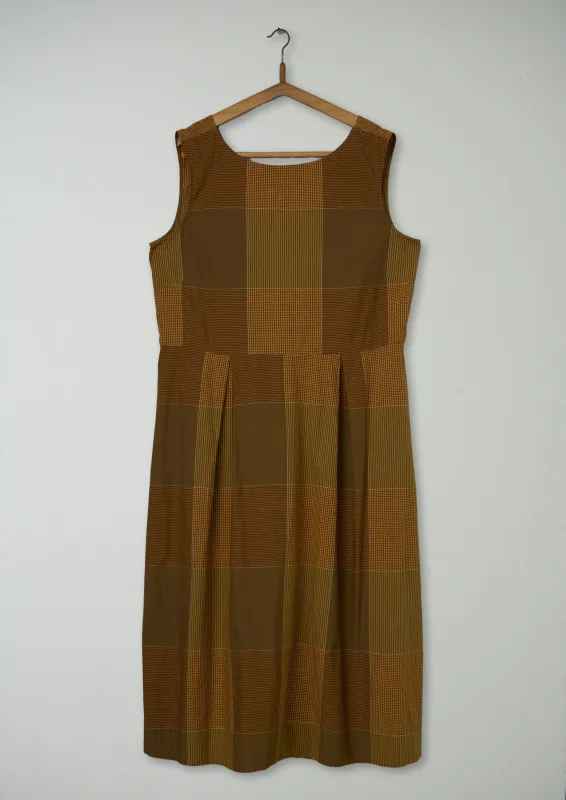 Reworn Cross Back Dress Size 18 (985) | Sand sold by TOAST