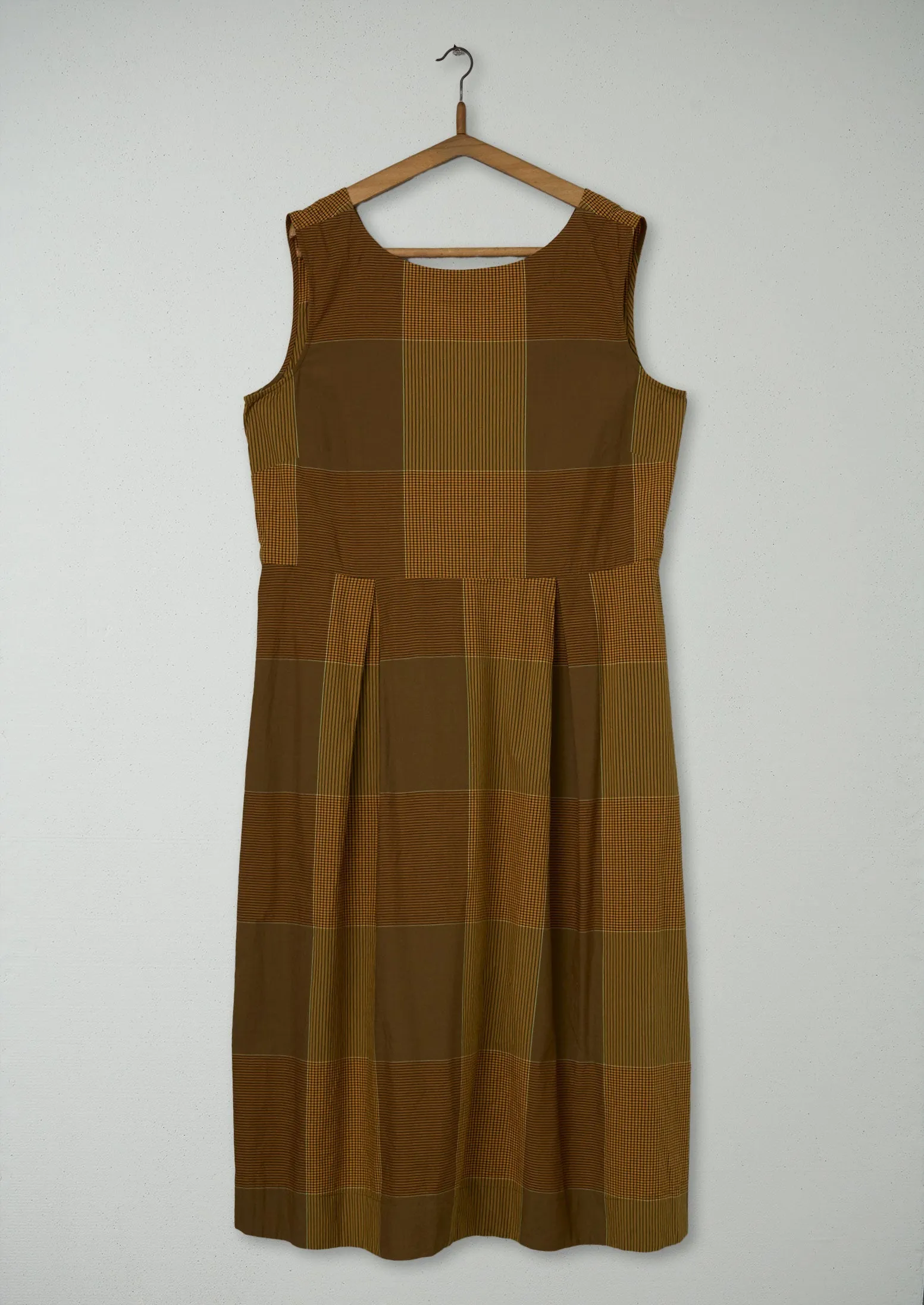 Reworn Cross Back Dress Size 18 (985) | Sand sold by TOAST