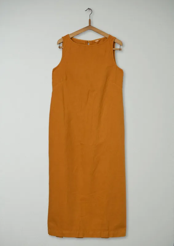 Reworn Cotton Linen Dress Size 16 (1005) | Spice sold by TOAST