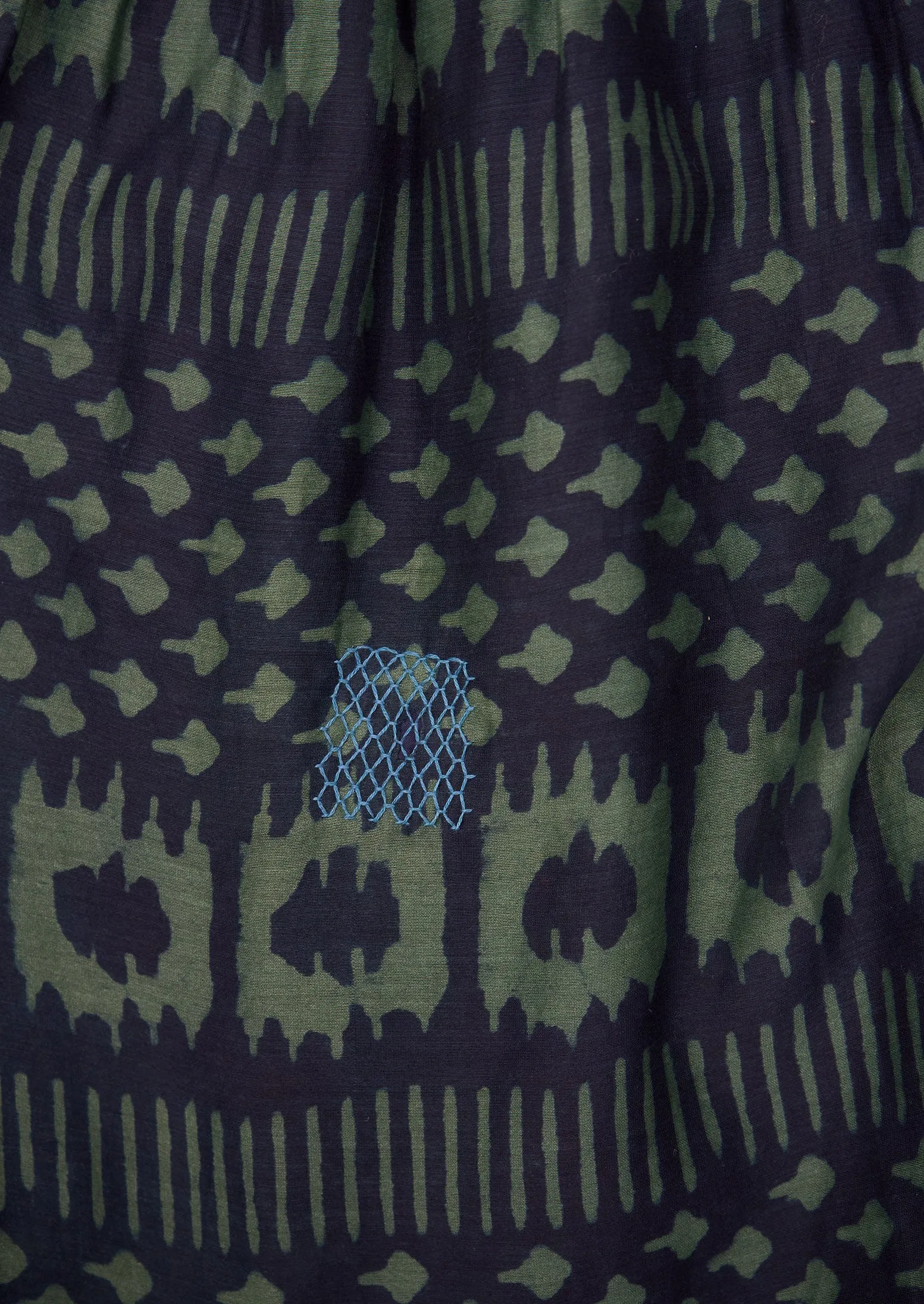 Renewed Amalfl Print Shirt Dress Size 16 (106) | Indigo/Pine sold by TOAST product image thumbnail 4