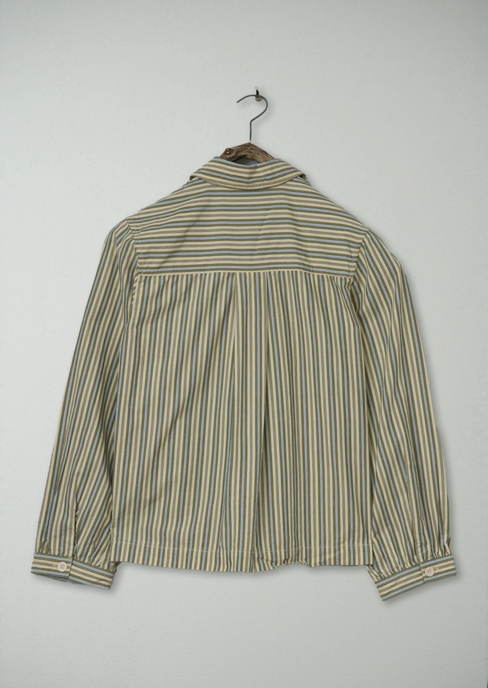 Renewed Baya Raft Stripe Patch Pocket Cotton Shirt Size XS (61) | Multi sold by TOAST product image thumbnail 2