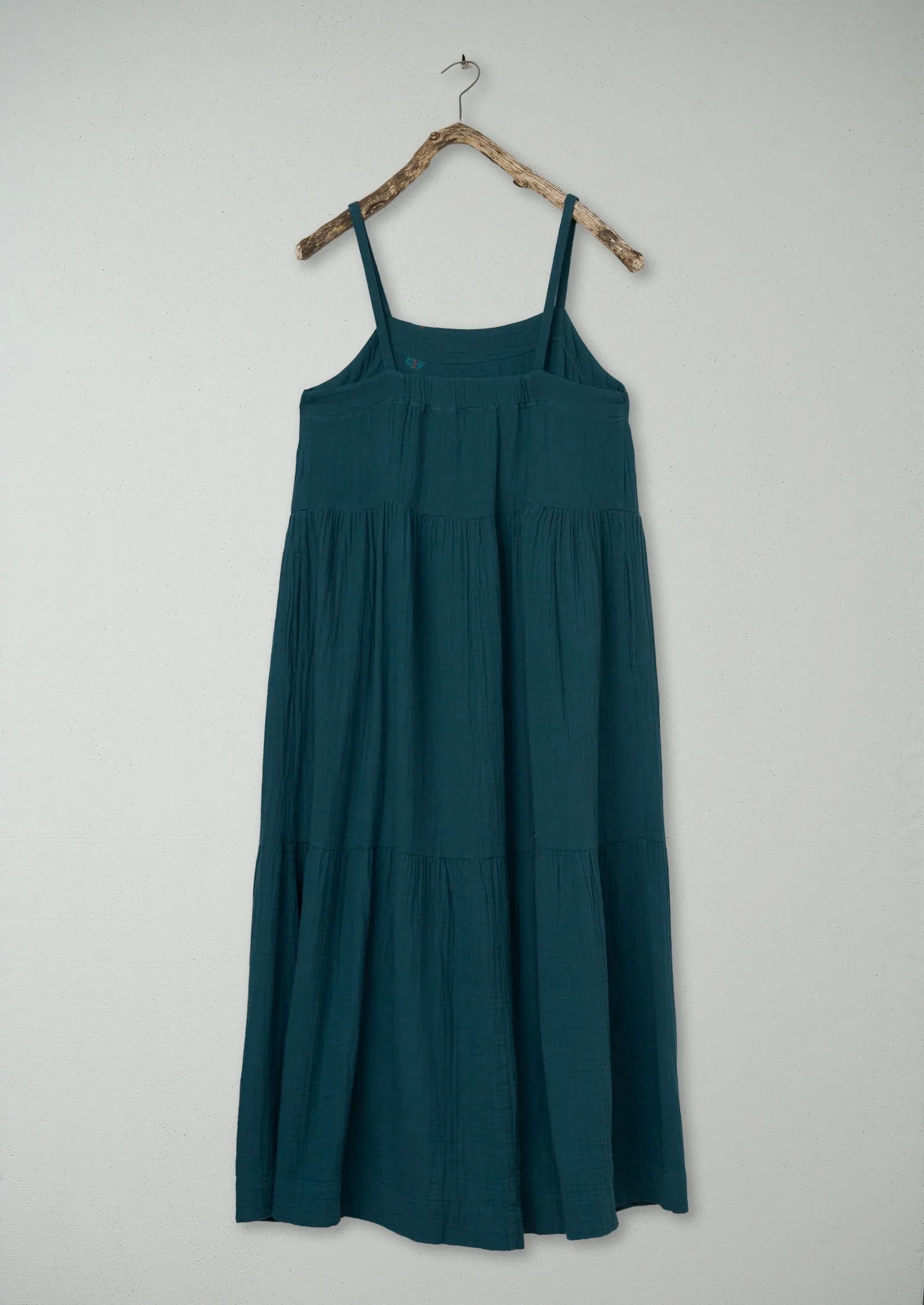 Renewed Tiered Crinkle Cotton Gauze Dress Size M (108) | Puck sold by TOAST product image thumbnail 2