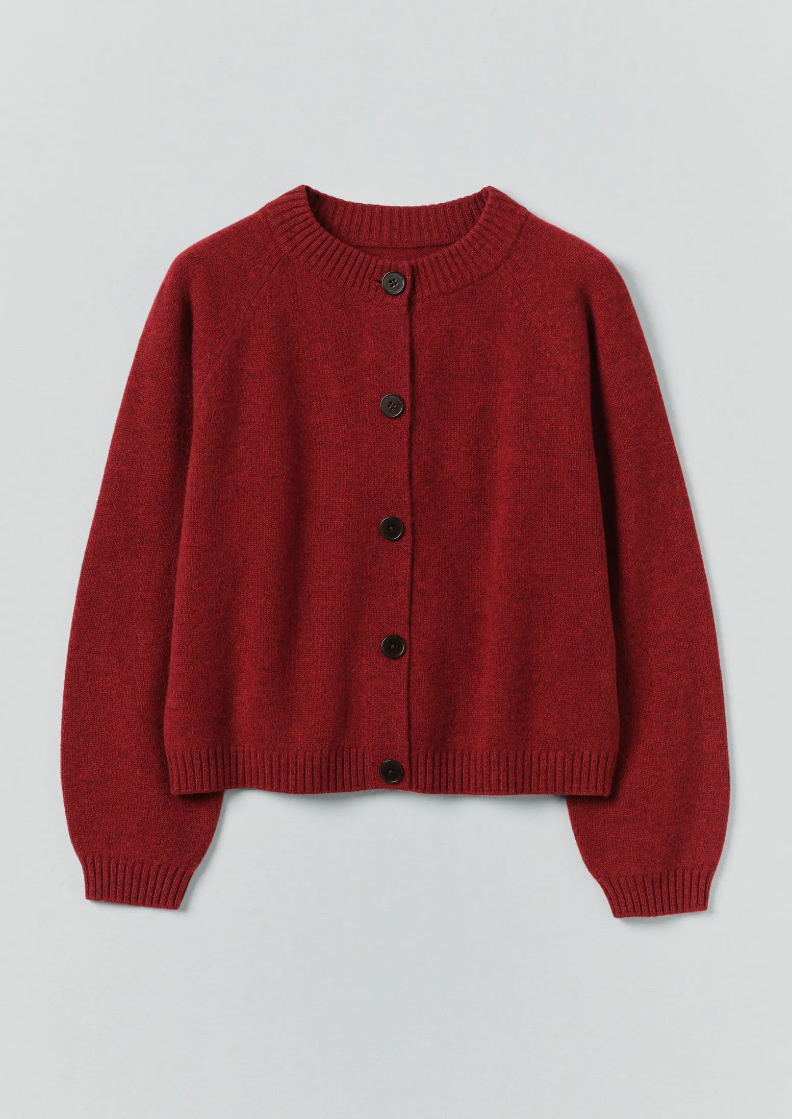 Eden Wool Cashmere Raglan Cardigan | Red Sorrel sold by TOAST product image thumbnail 5