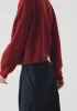 Eden Wool Cashmere Raglan Cardigan | Red Sorrel sold by TOAST