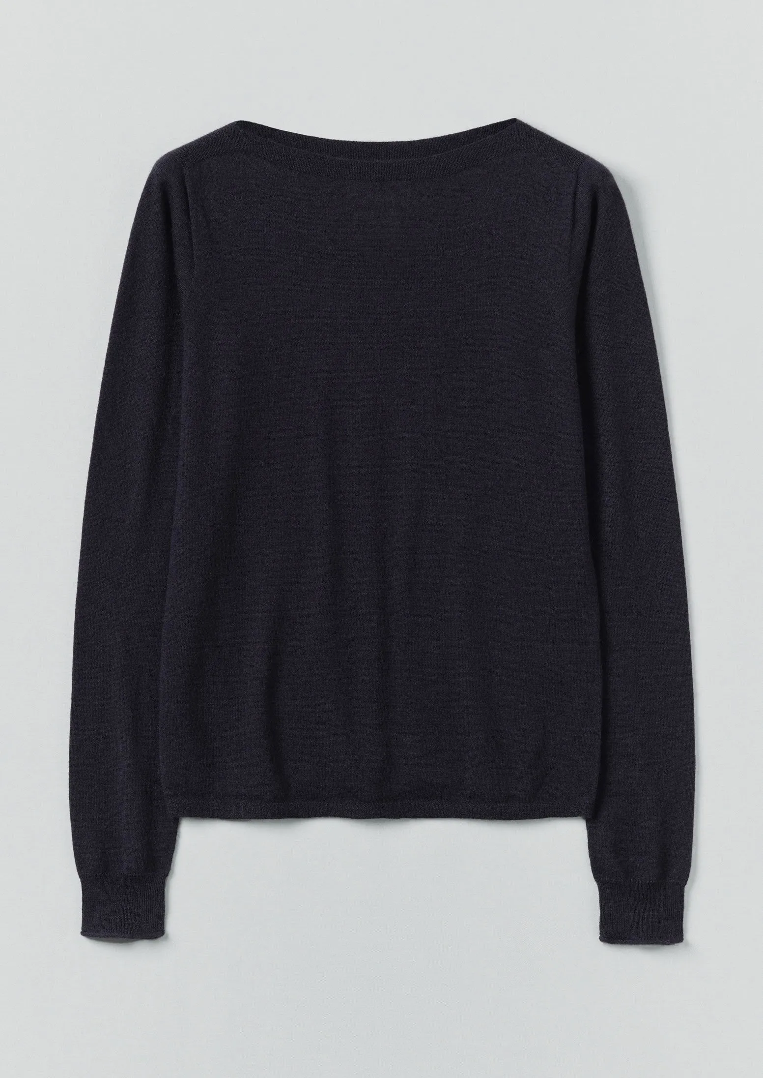Fine Wool Cashmere Sweater | Dark Navy sold by TOAST