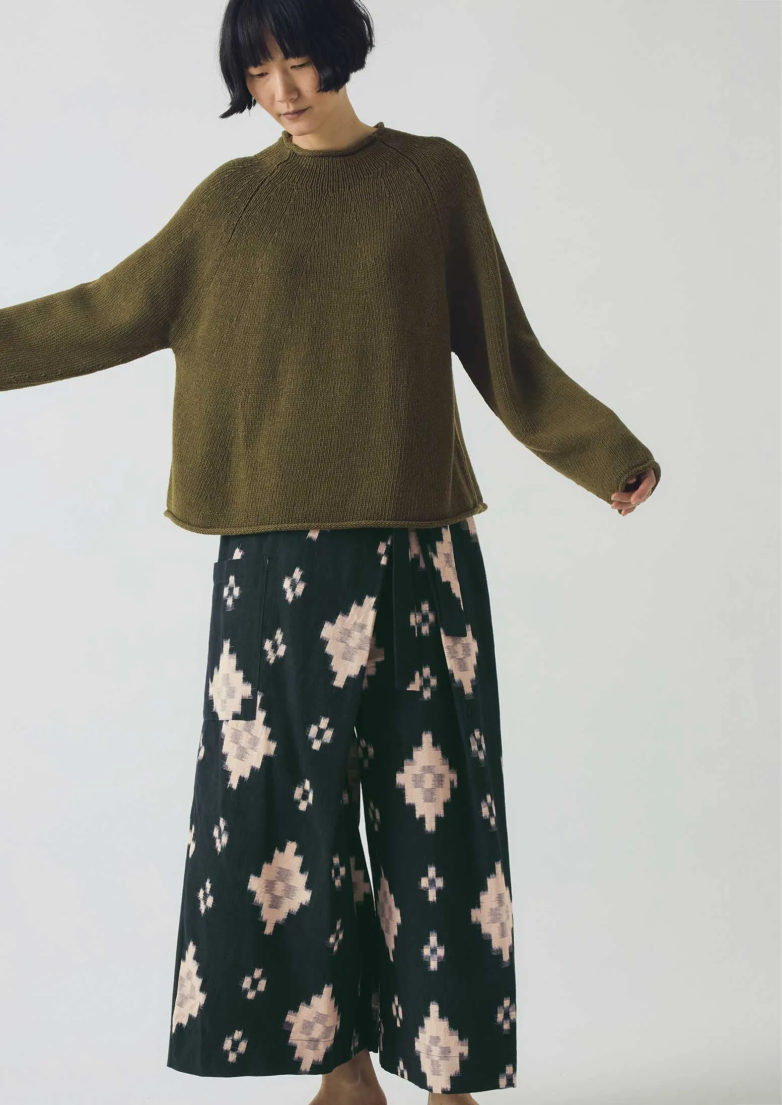 Organic Cotton Linen Easy Sweater | Montella sold by TOAST product image thumbnail 2