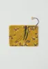 Remnant Fabric Kantha Pouch | Sunflower/Lilac sold by TOAST