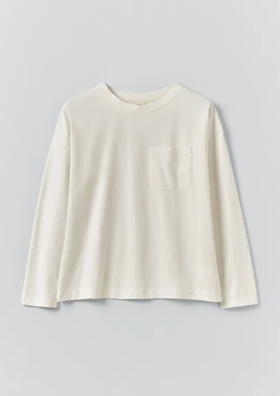 Patch Pocket Cotton Tee | Paper White sold by TOAST