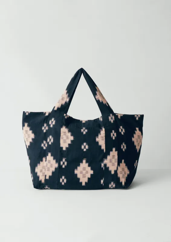 Fugue Ikat Bag | Midnight/Sand sold by TOAST