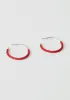 Helena Rohner Miyuki Glass Small Hoop Earrings | Tomato sold by TOAST