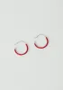 Helena Rohner Miyuki Glass Small Hoop Earrings | Tomato sold by TOAST