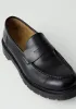 Solovair Chunky Loafers | Black sold by TOAST