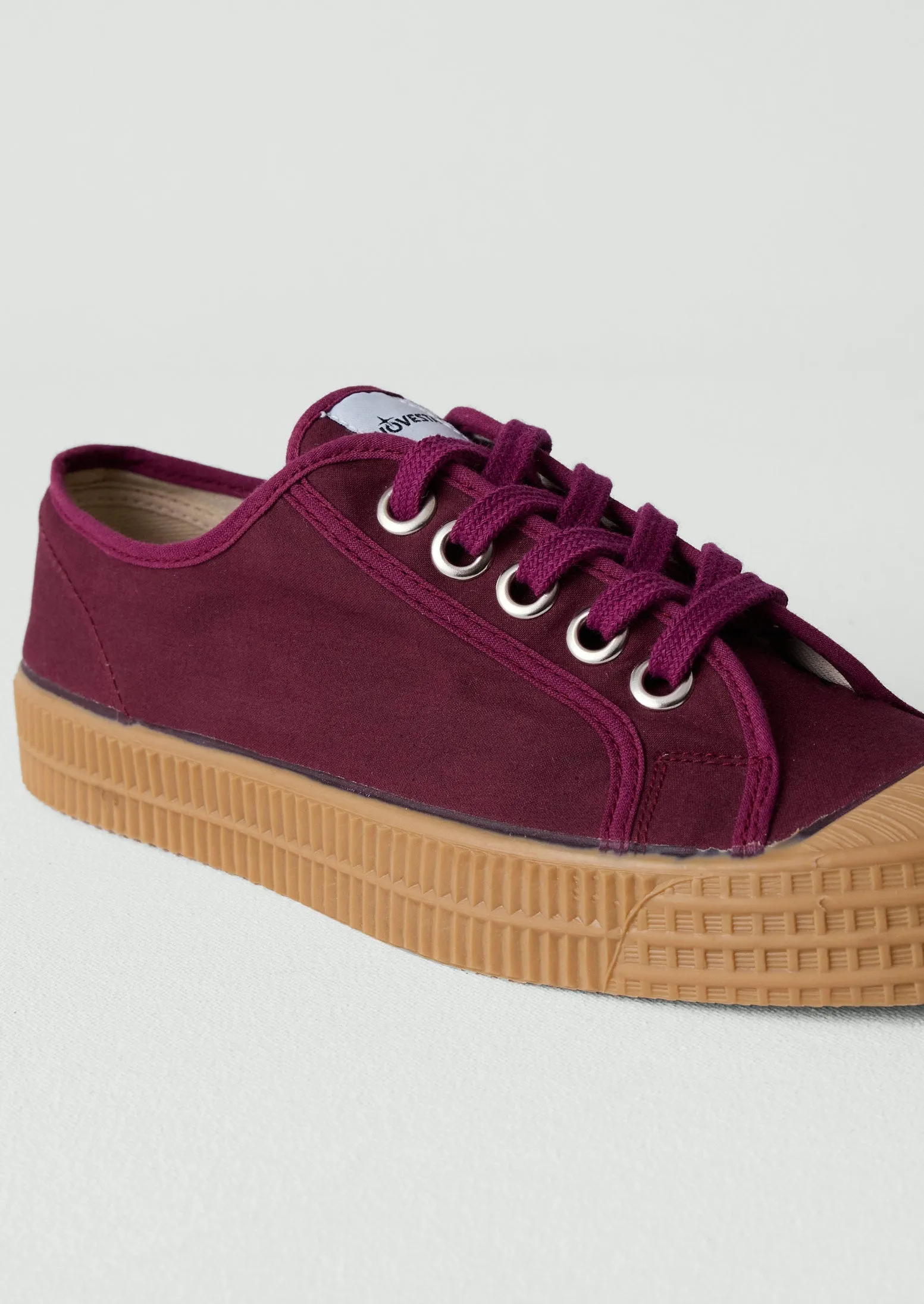 Novesta Star Master Waxed Cotton Plimsolls | Mulberry sold by TOAST product image thumbnail 4