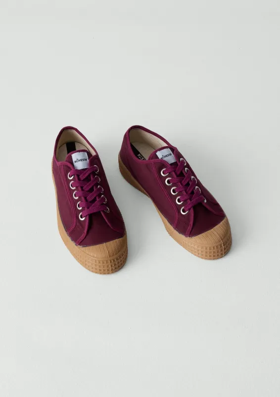 Novesta Star Master Waxed Cotton Plimsolls | Mulberry sold by TOAST