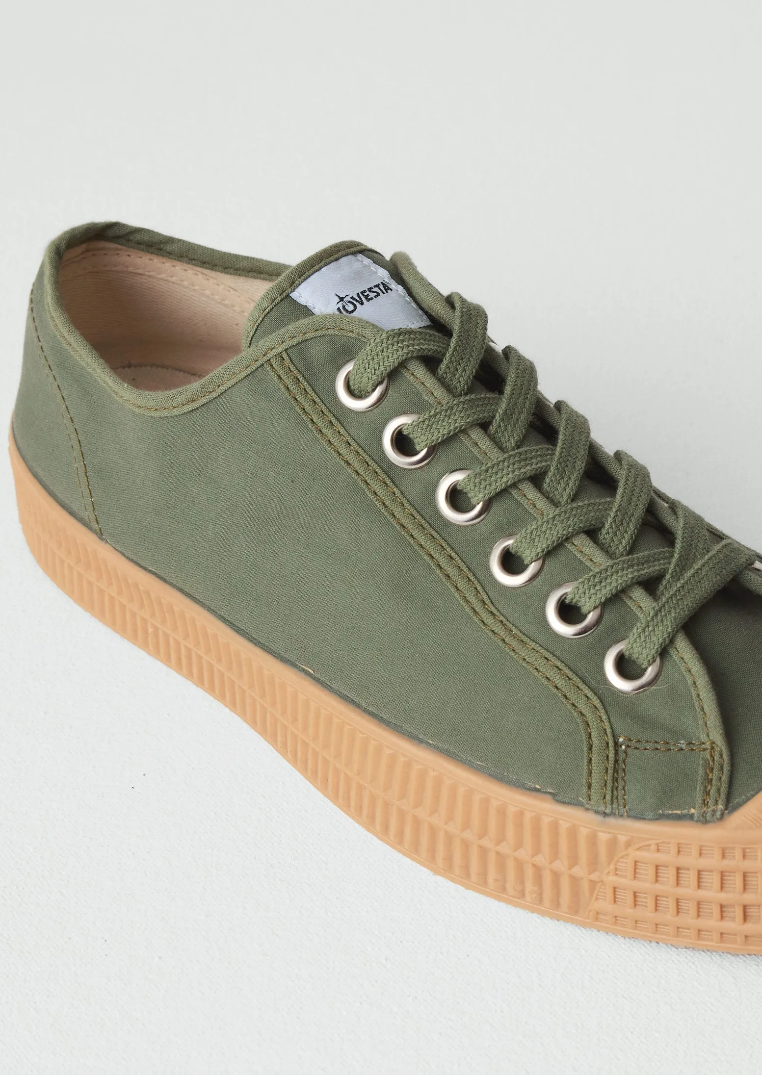 Novesta Star Master Waxed Cotton Trainers | Sage sold by TOAST product image thumbnail 4