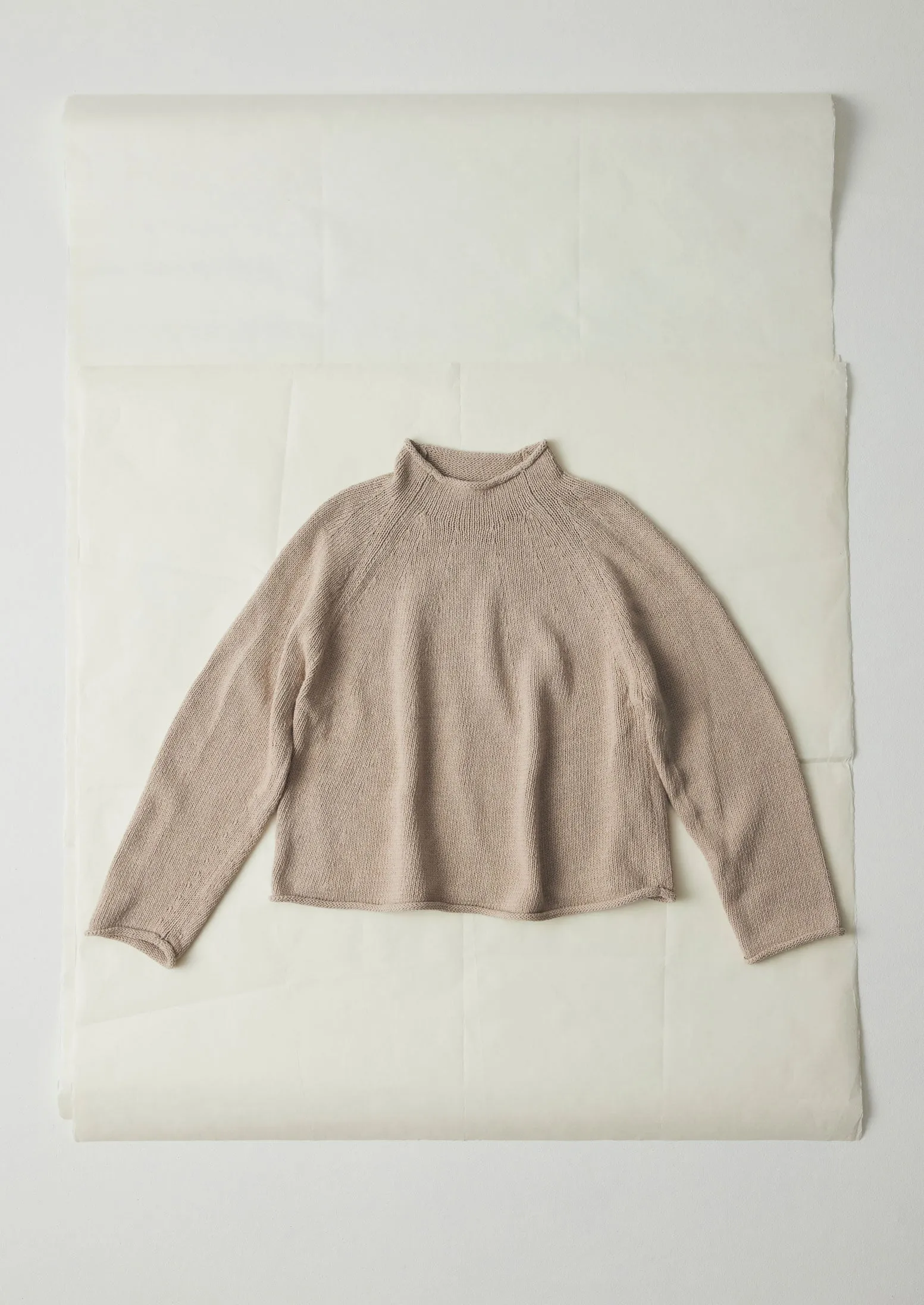 Linen Cotton Easy Sweater | Parchment sold by TOAST