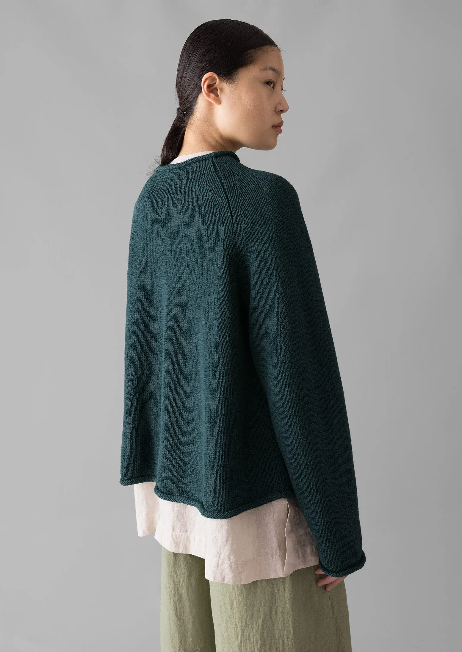 Linen Cotton Easy Sweater | Puck sold by TOAST product image thumbnail 2