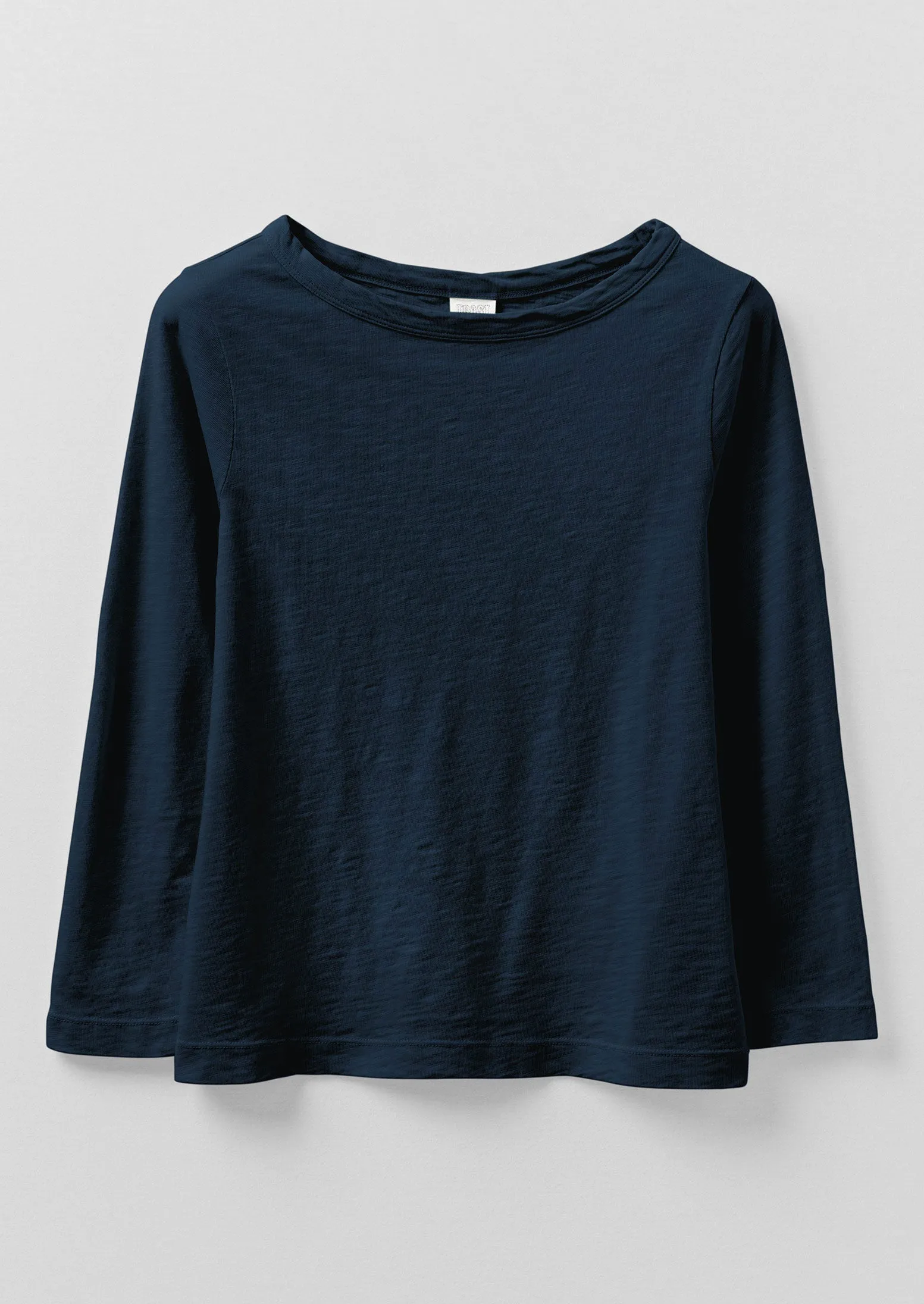Lia Cotton Boat Neck Tee | Dark Navy sold by TOAST product image thumbnail 3
