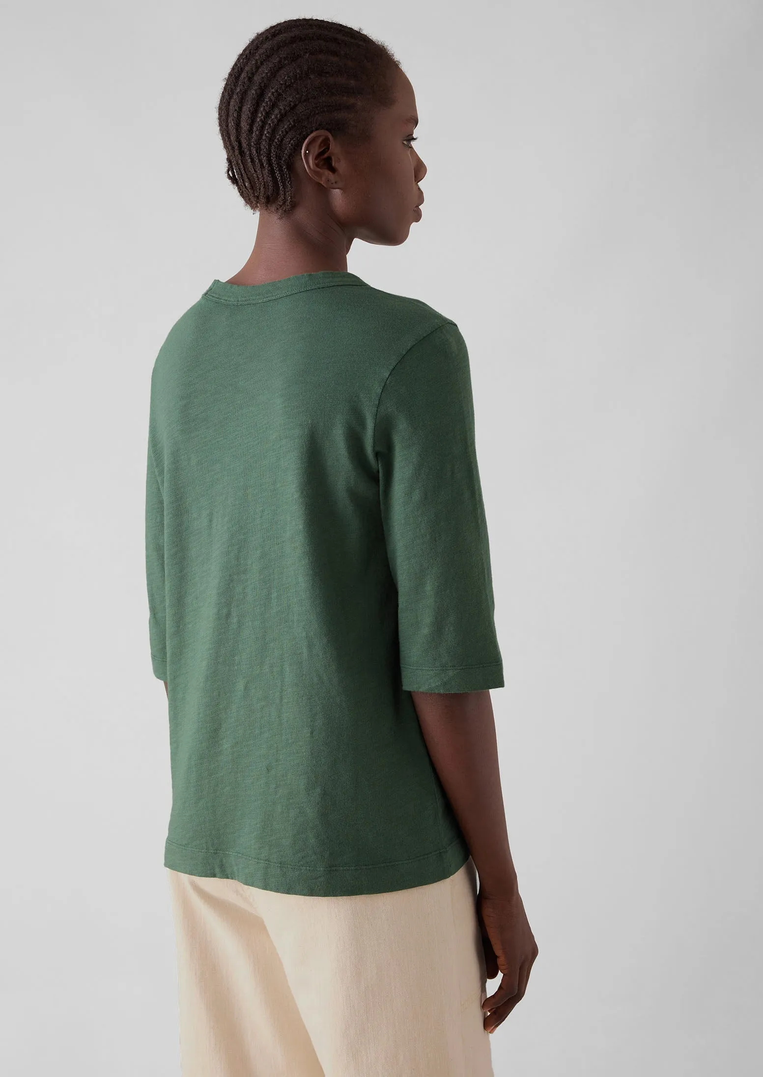 Cleo Cotton Tee | Marble Green sold by TOAST product image thumbnail 4