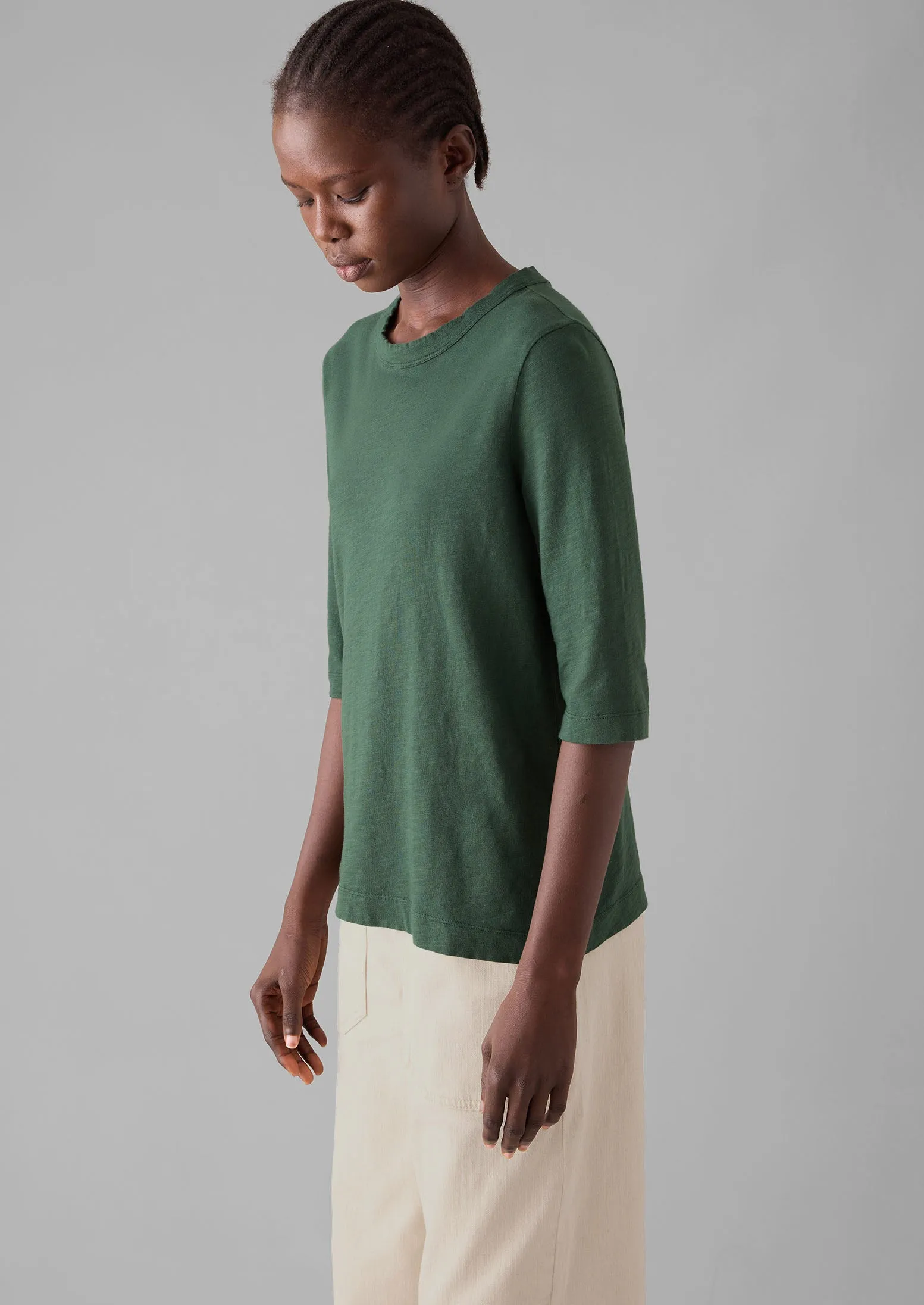 Cleo Cotton Tee | Marble Green sold by TOAST product image thumbnail 2