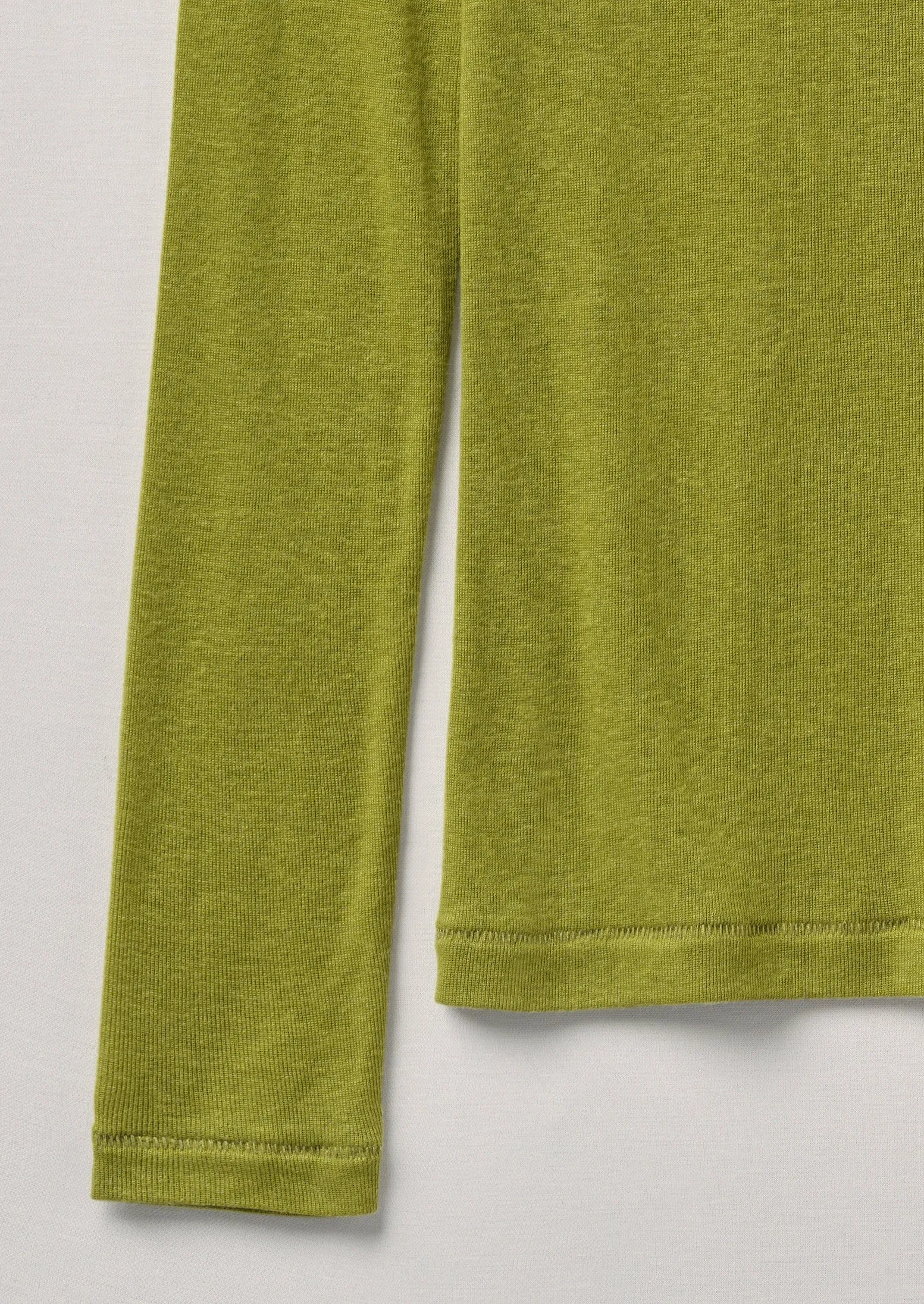 Aster High Neck Wool Lyocell Tee | Pea sold by TOAST product image thumbnail 5