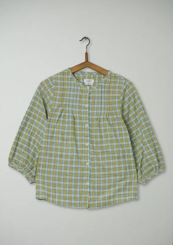 Reworn Elm Check Cotton Shirt Size 8 (528) | Multi sold by TOAST