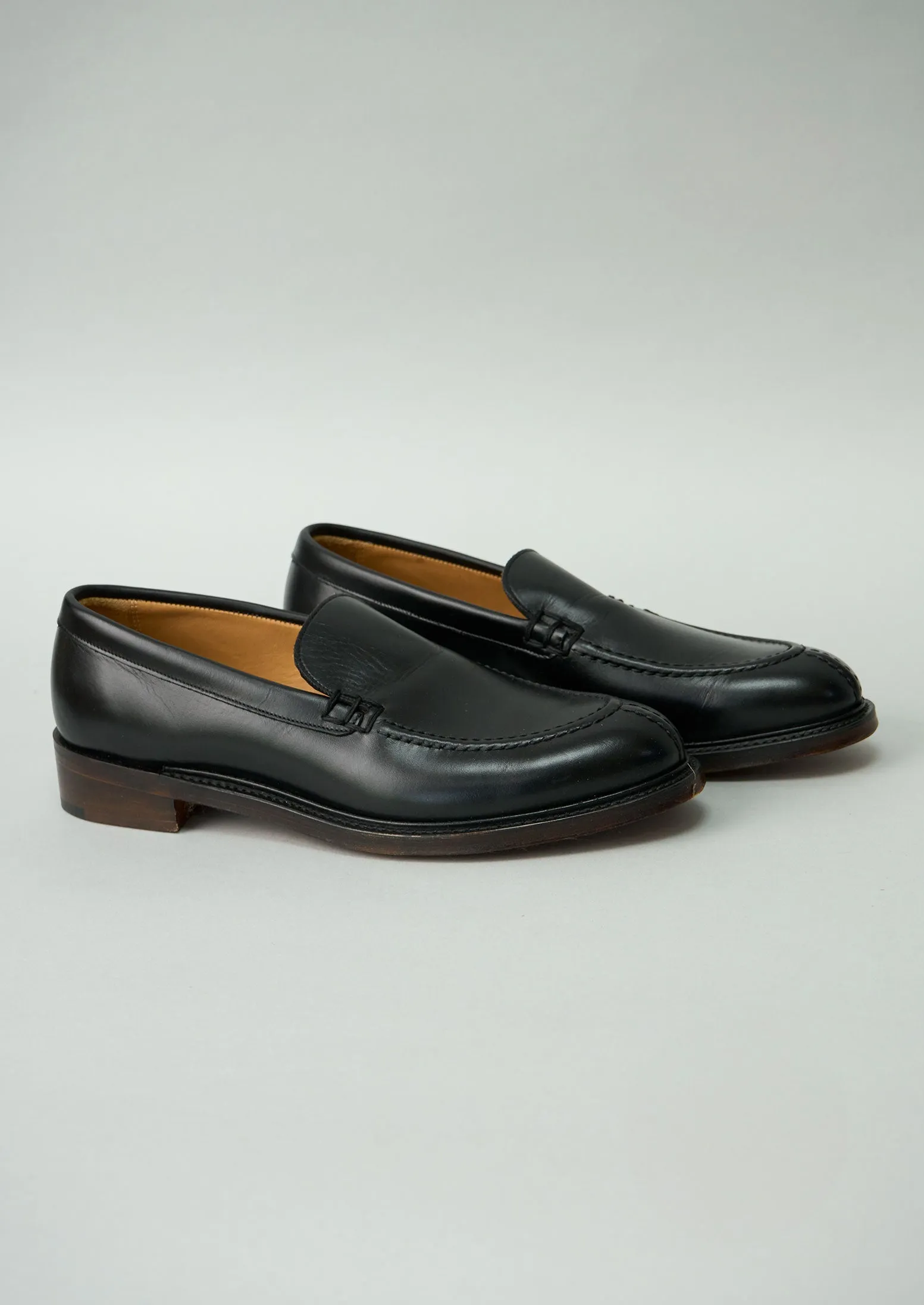 Reworn Cheaney Joel Loafers Size 6.5 (291) | Black sold by TOAST