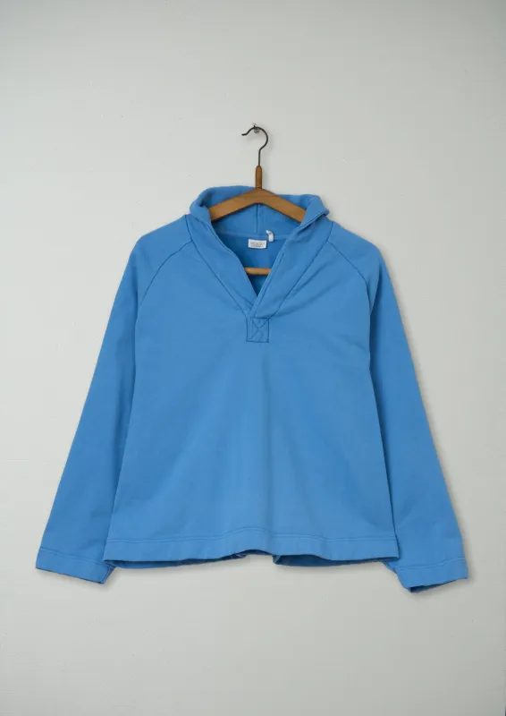Reworn Loop Back Jersey Sweatshirt Size L (061) | Blue sold by TOAST