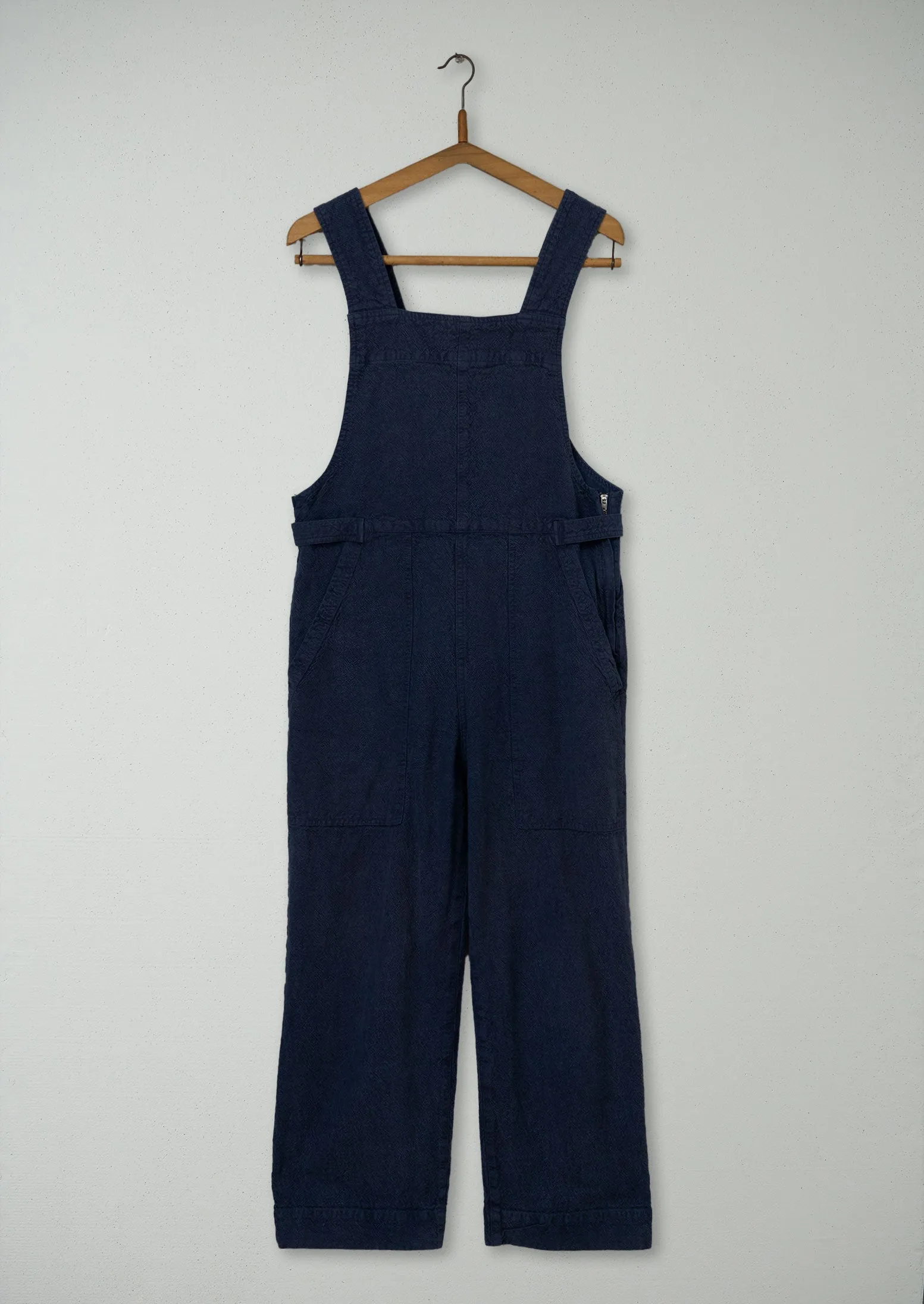 Reworn Hemp Cotton Canvas Jumpsuit Size 10 (559) | Chambray sold by TOAST