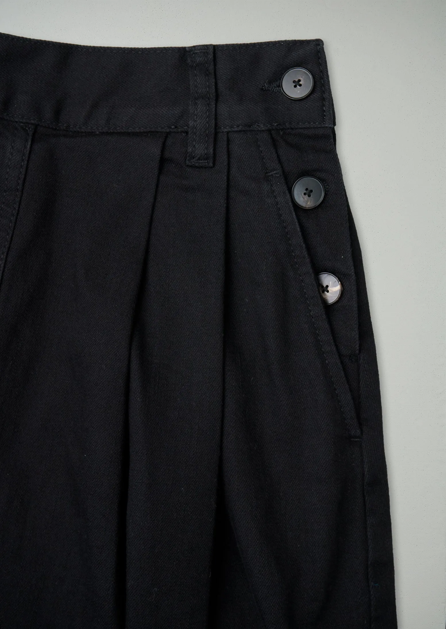 Reworn Esme Black Denim Skirt Size 6 (178) | Black sold by TOAST product image thumbnail 2
