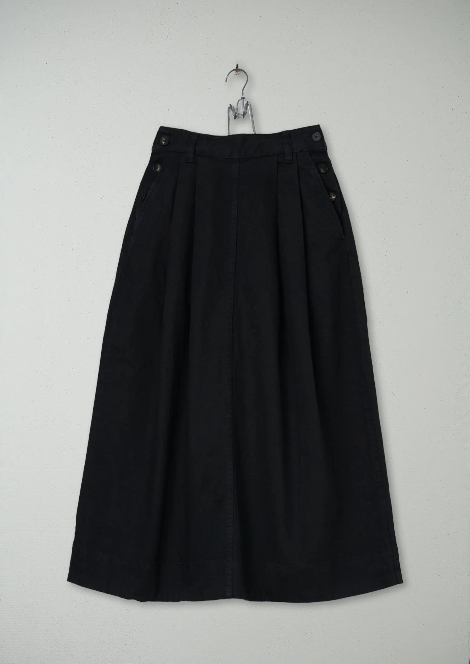 Reworn Esme Black Denim Skirt Size 6 (178) | Black sold by TOAST